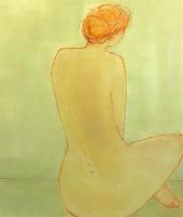 Sitting Nude by Annie Meyer