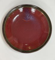 Untitled (red and blue platter) by Jay Jensen
