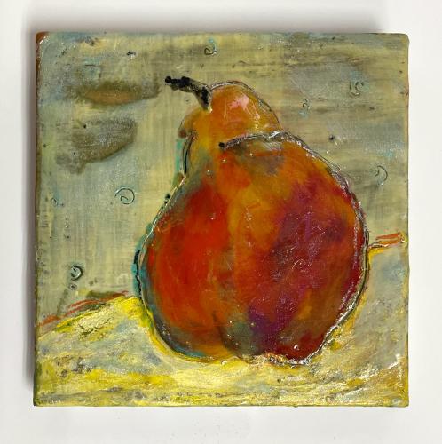 Encaustic Pear by Patty%20Maly