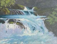 Sunbreaks on the Falls by Jerry Mishler