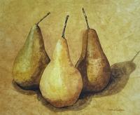 Three Autumn Pears by Danielle Larson