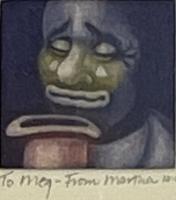 Sad Clown (To Meg- From Martha) by Martha Pfanschmidt