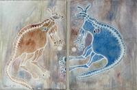 Two Roos by Carol%20Grigg